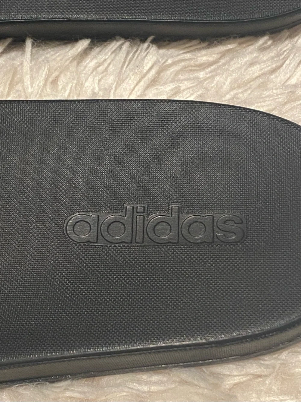 NWT ADIDAS Men’s Adilette Comfort Slides Size 18 BLACK GOLD